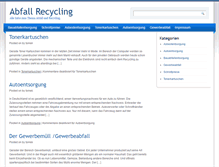 Tablet Screenshot of abfall-recycling.com